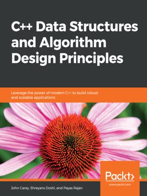 cover image of C++ Data Structures and Algorithm Design Principles